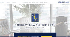 Desktop Screenshot of ordwaylawgroup.com